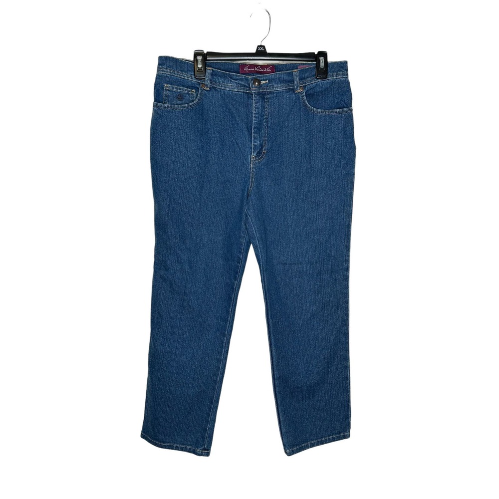 Gloria Vanderbilt Women Jeans Amanda Straight Leg Hi-Rise Stretch Plus‎ Size 34